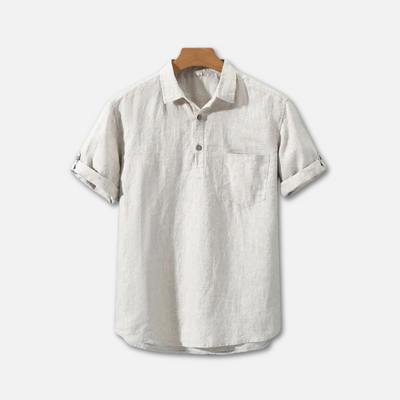 Louis | Linen Polo Shirt