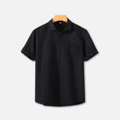 Louis | Linen Polo Shirt