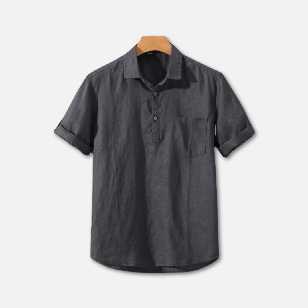 Louis | Linen Polo Shirt