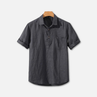 Louis | Linen Polo Shirt