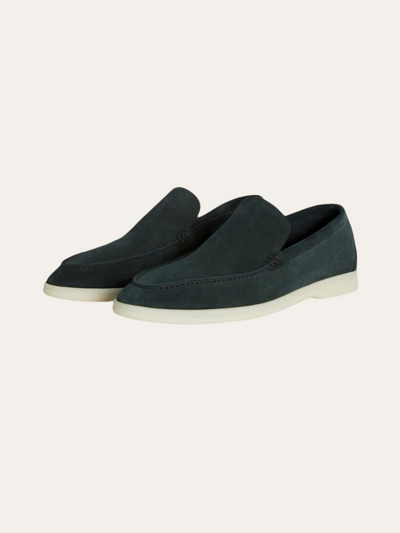Mocassins en daim raffiné – Vert