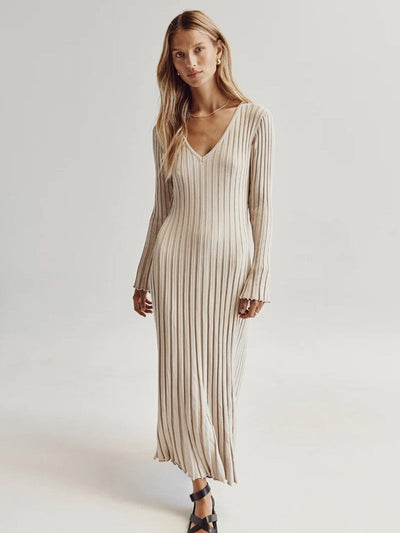 Julia | Robe midi en maille