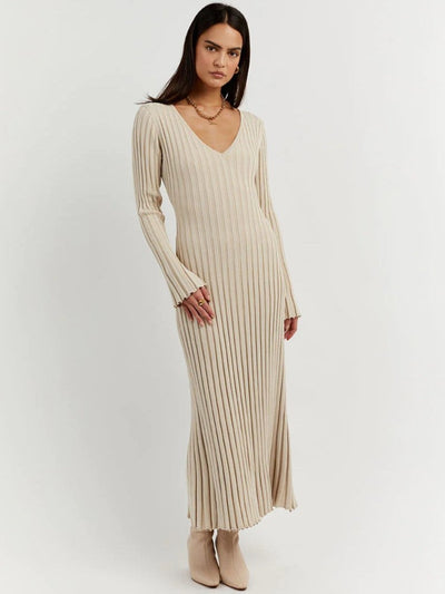 Julia | Robe midi en maille