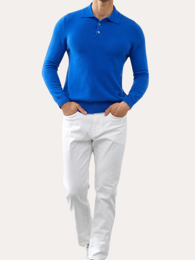 Polo Cashmere Classique – Bleu