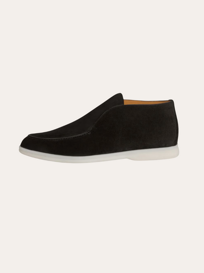 Mocassins en daim - Noir profond