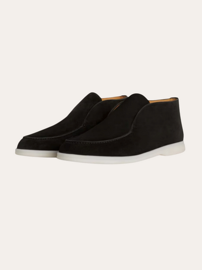 Mocassins en daim - Noir profond