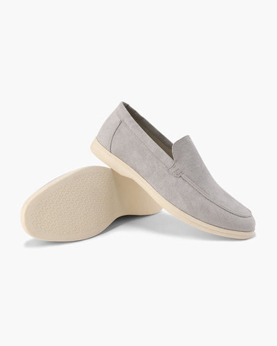 Mocassins en daim vieilli
