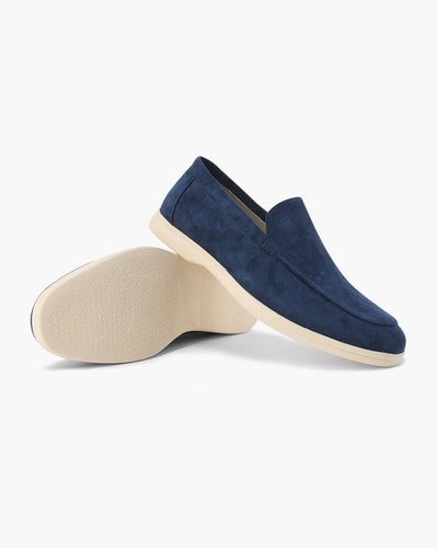 Mocassins en daim vieilli