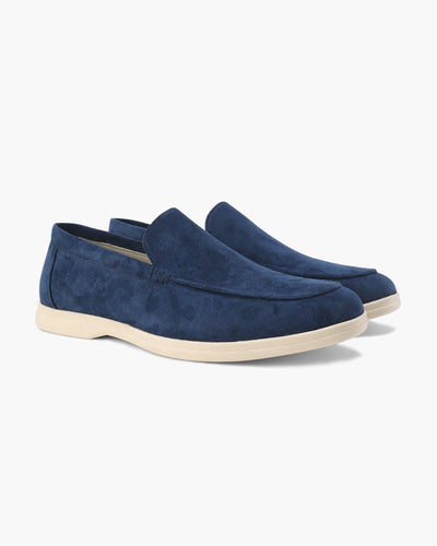 Mocassins en daim vieilli