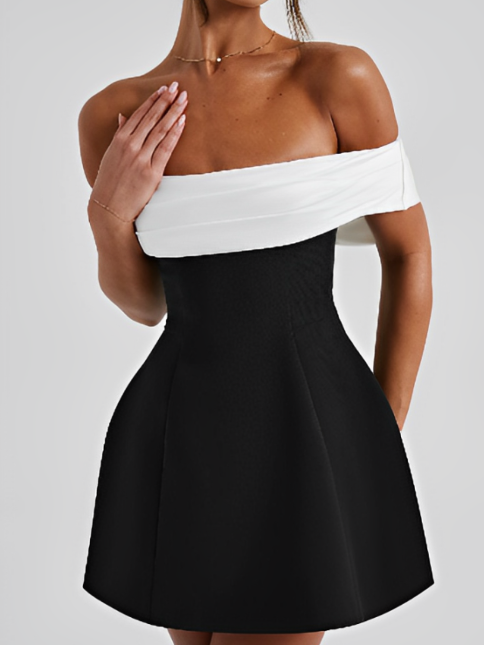 Lilly Bow | Robe Mini Élégante