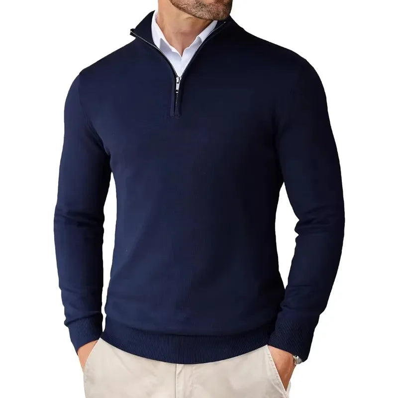 Pull homme avec demi-zip | Zeno