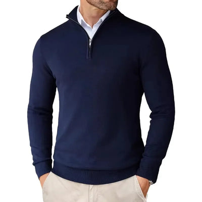 Pull homme avec demi-zip | Zeno