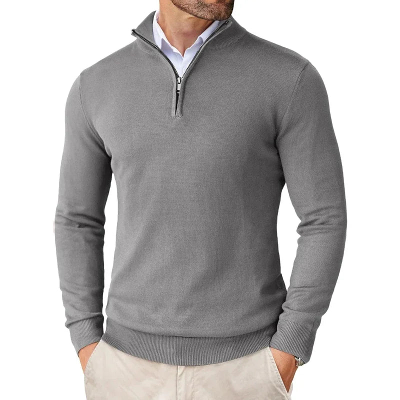 Pull homme avec demi-zip | Zeno