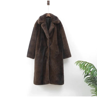 Vivienne | Trench-coat duveteux