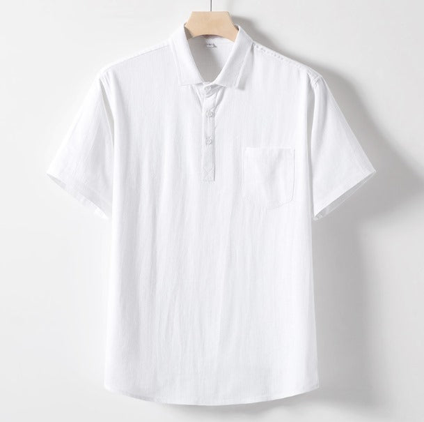 Louis | Linen Polo Shirt