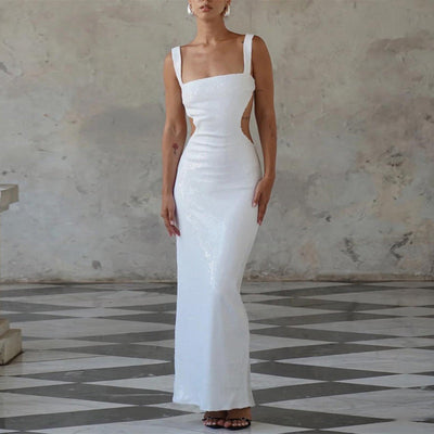 Iris | Robe longue à sequins
