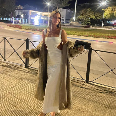 Iris | Robe longue à sequins