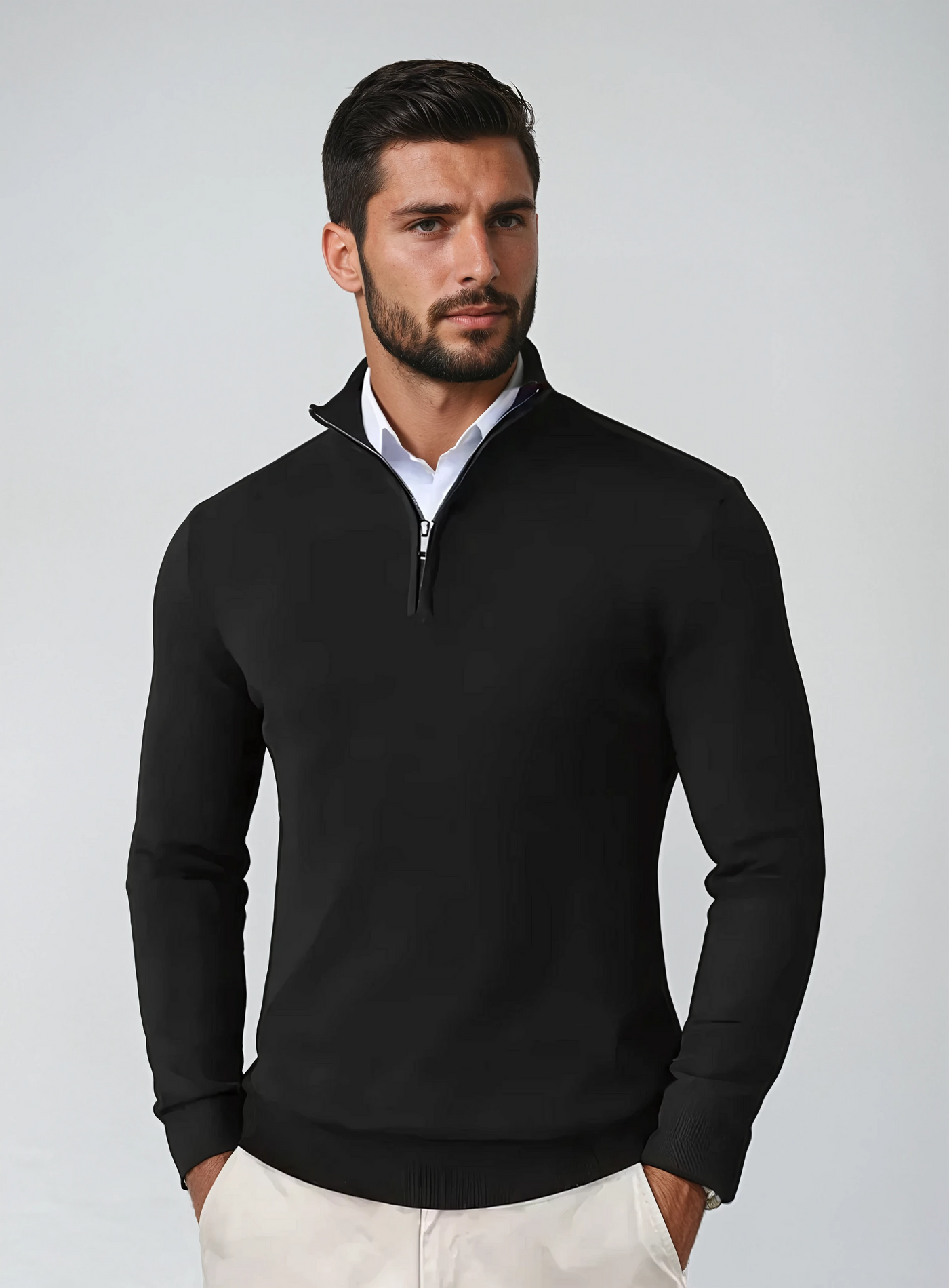 Pull homme avec demi-zip | Zeno