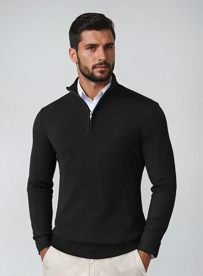 Pull homme avec demi-zip | Zeno